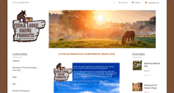 Desktop Screenshot of cedarlodgeproducts.com